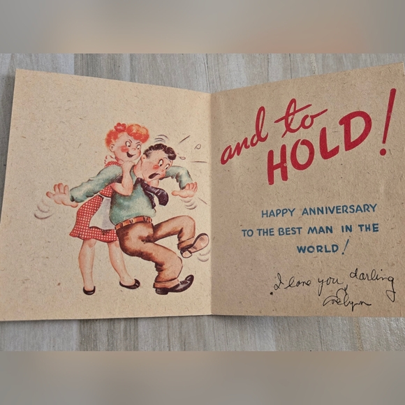 Vintage Anniversary Card - Picture 2 of 3